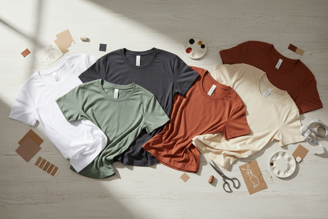 tシャツをデザインするECサイトのMV、文字なしで